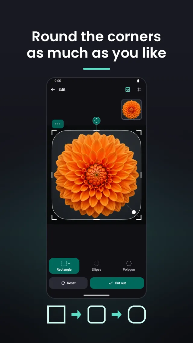 CropToShape screenshot 2